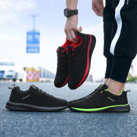 Zapatos ligeros para caminar para hombre, zapatillas deportivas informales a la moda, transpirables, color verde - details 7
