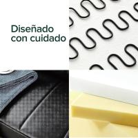 Sofá Cama - Sofá Cama Plegable 2 en 1 - Adecuado para habitaciones de invitados y espacios pequeños - PVC Negro - details 5