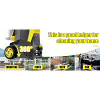 DECOKTOOL Lavadora eléctrica, 4800PSI Max 3.0 GPM de potencia con manguera de 20 pies, cable de 35 pies, 4 boquillas Cañón de espuma Lavadora de alta presión para - details 8