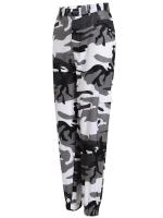Pantalones de tiro medio para mujer, pantalones Cargo holgados de camuflaje para primavera y otoño, pantalones bombachos cómodos - details 6