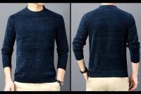 Jersey informal de manga larga con cuello levantado para exteriores, sudadera básica cálida para otoño, blusa de invierno para hombre, suéter de alta calidad - details 8