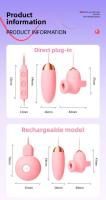 Doble vibración huevos control de la aplicación de silicona succión clitoris estimulación vibrador juguetes sexuales para las mujeres masturbación masajero - details 17