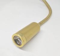 Lámpara de pared con cuello de cisne LED de cuerpo dorado de 3W 110V 220V - details 1