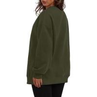 Sudadera holgada de manga larga con cuello redondo para mujer - details 37