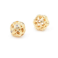 Cuentas de Espaciador de Barril de Brass Dorado de 18K Accesorios de Joyería DIY para Mujeres - details 26