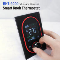 Controlador de temperatura programable para el hogar, termostato de perilla inteligente WiFi, calefacción de suelo, caldera de agua y Gas, pantalla táctil LED, Google Home - details 0