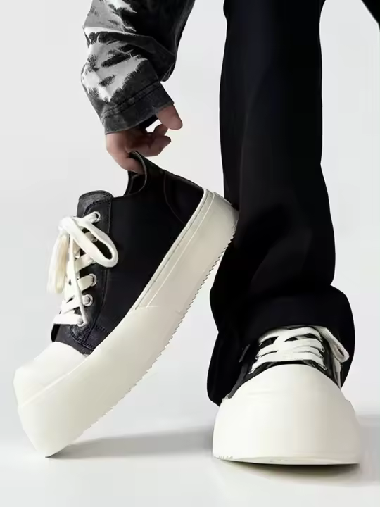 Zapatos Minimalistas de Comodidad Plataforma de Cuero con Aroma a Leche - 1