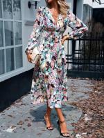 Vestido de manga larga para mujer, estilo retro elegante y bonito, novedad - details 13