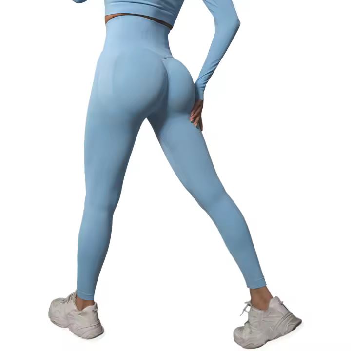 Leggings Deportivos Sin Costuras de Cintura Alta Ideal para Gimnasio, Yoga, Carreras - 1