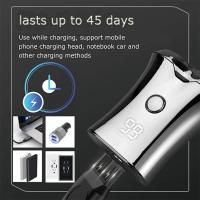 Afeitadora eléctrica con pantalla digital inteligente, afeitadora portátil de viaje, cuchillo magnético, carga USB, regalo de Año Nuevo - details 2