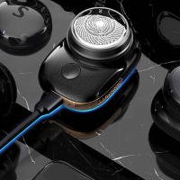 Maquinilla de afeitar eléctrica de un botón, Motor de bajos de microvibración, adecuado para el hogar, coche, viaje - details 1