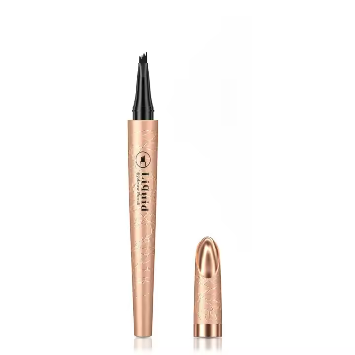 Lapislázuli Cejas Microblading, 4 puntos, Lápiz de Cejas Líquido,Cejas Naturales, Cubre áreas Dispersas, Resistente al Agua - 1