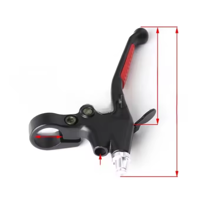 Manillar Antideslizante Para Motocicleta Freno Embrague De Aluminio Compatible Con Bicicletas Motorizadas De 49cc 60cc 66cc 80cc 2 Tiempos Piezas De Bicicleta - 1