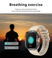 Reloj inteligente Ultra militar para hombre, dispositivo resistente al agua IP68, 5ATM, Monitor de salud, llamadas BT, 2024 pulgadas, para deportes al aire libre, novedad de 1,96 - details 10