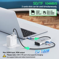 Estación de acoplamiento USB C con monitor doble, con doble para MacBook Pro en 1 adaptador 9 4K a 60Hz, 3 USB, Gigabit - details 2