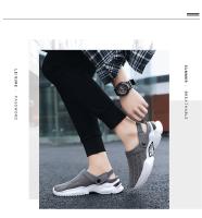 Verano 2023 Chanclas medias grandes zapatillas para hombres estudiantes sandalias envueltas con agujeros zapatos de playa - details 1