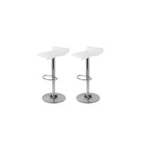 Taburetes de Bar de Madera Maciza Altos Sillas de Cocina de Estilo Cuero Falso Paquete de 2 - details 13