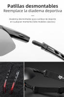 RockBros-Gafas de sol polarizadas de ciclismo, gafas para bicicleta de montaña y carrera, 5 lentes de protección, para hombre - details 11