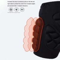 Protector de almohadilla de arranque 3D, pantalones cortos de EVA transpirables para tabla de esquí de invierno, protección de cadera y mezclilla - details 6