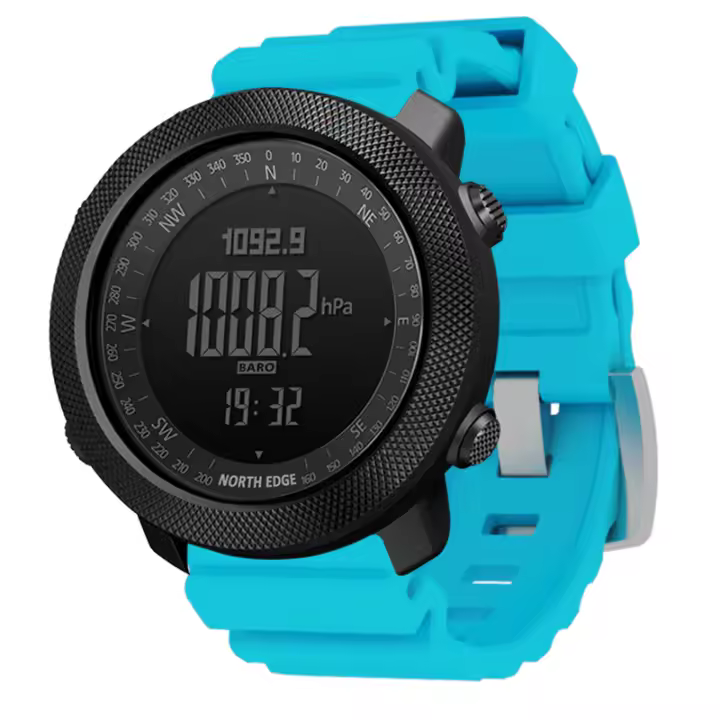 NORTH EDGE Apache3-reloj táctico para hombre, barómetro, brújula, resistente al agua hasta 50m - 1