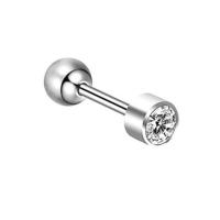 Piercing de cristal para cartílago para mujer, pendiente de hélice, pasador de acero inoxidable, tragus, joyería daith de racimo, 2 piezas - details 17