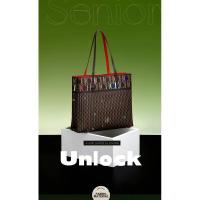 Bolso de hombro de cuero con letra CH para mujer, bolso de gran capacidad, resistente, elegante, informal, a la moda, con Base, mochila de lujo de alta gama - details 13