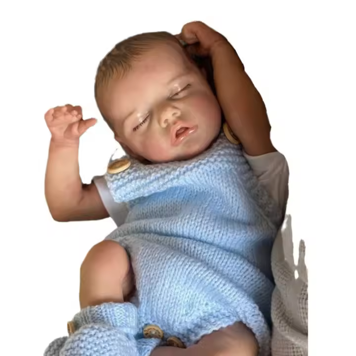 Muñeca De Bebé Reborn Realista De 50 CM Con Piel Pintada En 3D - 1