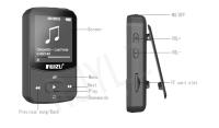 Reproductor de Música MP3 Bluetooth RUIZU X52 Deportivo con Pantalla y Soporte para Pedímetro Marca RJYLZ - details 9