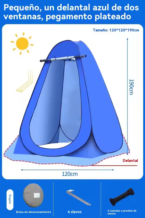 Tienda ducha camping Automático al aire libre privacidad vestidor Protección solar - 1