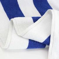 Cabana Stripe Beach 4 paquetes 100% algodón extra grande piscina toallas de natación de gran tamaño suave absorbente de secado rápido azul marino - details 5