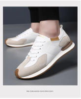 Zapatos casuales de hombre, zapatos blancos pequeños de cuero, zapatos versátiles para niños, zapatos Forrest Gump - details 22