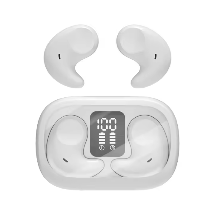 Auriculares Bluetooth para dormir de lado, mini diseño, cancelación de ruido, ideales para deportes, trabajo y senderismo. - 1