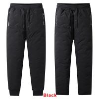 Pantalones de algodón de invierno para hombre, pantalones informales impermeables con bolsillo con cremallera, pantalones cálidos de lana gruesa, pantalones de esquí para correr al aire libre a prueba de frío 7XL - details 4