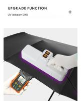 Paraguas Plegable Automático Grande 140CM Resistente al Viento, Fuerte Sol y Lluvia para Hombres y Mujeres - details 9