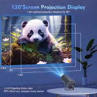 Proyector Portátil Magcubic Android11 ​​4K 1280*720P HY300 pro Con WiFi Dual 260ANSI 180 Flexibilidad BT5.0 Cine Al Aire Libre - details 7