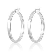 Pendientes Mujer Plata 925 Chapado en 14K Oro Rectangulares Geométricos Minimalistas - details 0