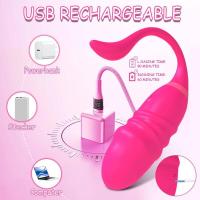 Vibrador de punto G inalámbrico con Bluetooth para mujer, consolador telescópico, estimulador de clítoris, Vagina, bragas de huevo de amor, Juguetes sexuales para adultos - details 10