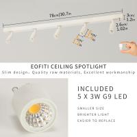 Modernas Luces LED Giratorias Plafón con Luces Interiores para Dormitorio Cocina Baño - details 30