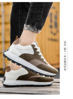Zapatos Forrest Gump Cuero con Bloques de Color, Zapatos de Papá, Suelas de Plataforma Modernas para Hombre, Zapatos Que se Desván, Zapatos Deportivos Casuales Transpirables - details 11