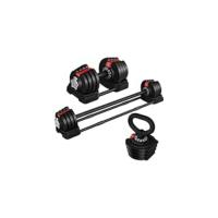 Juego de Mancuernas de 30/25/20kg de Hierro con Placas de 2,5 kg/5 kg para Bodybulding/Mancuernas/brazadas/Sentadillas - details 6