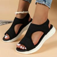 Sandalias de Plataforma de Pescado de Malla Nueva 2024 Zapatillas Casuales Ligeras para Mujeres - details 2