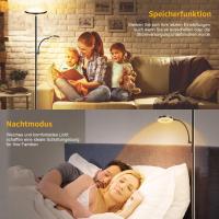 Lámpara de Pie Regulable Gris 42W, Lámpara de Pie LED Salon 3700LM Súper Brillantecon Lámpara de Lectura, control remoto y control táctil Lámpara Alta para Salon de Estar Dormitorio Oficina - details 24