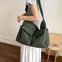 Bolsos de mano cruzados inclinados elegantes para ocio, bolso de hombro individual de nailon ligero, bolsas de mensajero para ir al trabajo para adolescentes, Unisex - details 12