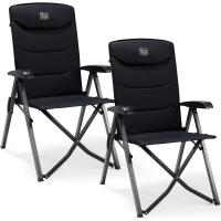 Silla de Camping Adulto 150kg Silla de Jardín Plegable Portátil de Alta Resistencia Respaldo Alto Silla Reclinable de 4 Posiciones para Campamento Picnic Jardín Caravana (1 Pc, Azul) - details 20