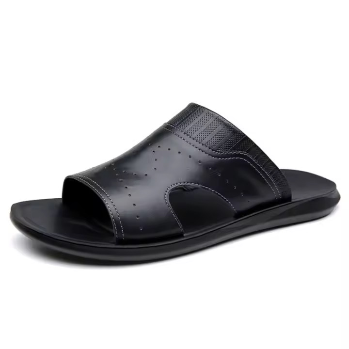 Pantuflas para Hombres Suela Antideslizante Cómodas Sandalias de Dedo Abierto - 1