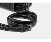 Elegante bolso cruzado negro de cuero genuino para mujer con patrón de cocodrilo, correa desmontable y cierre de cremallera - Bolso de hombro compacto para uso diario, bolso de viaje seguro |   Accesorio Elegante |   Bolso de cuero genuino, bolso cruzado - details 18