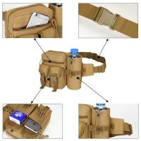 Piñonera táctica de nailon para hombre, teléfono con bolsa para botella de agua, deportes al aire libre, ejército, caza - details 3