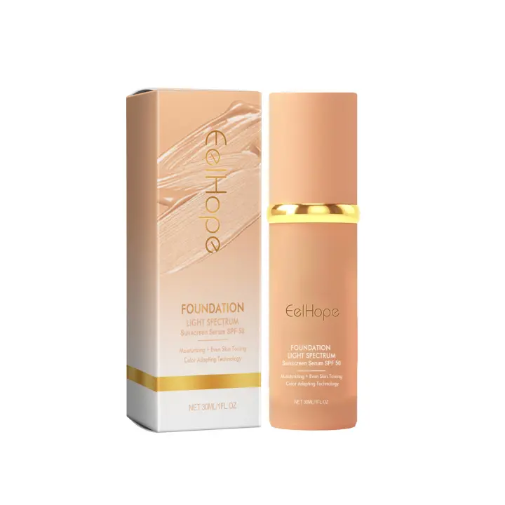 Warm Is Naturally Light Thin, base líquida hidratante correctora que ilumina y brilla con juventud - 1