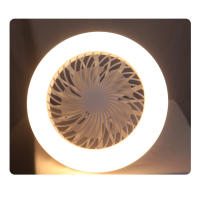 Ventilador de luz LED 2 en 1, lámpara de tres velocidades, cuenta E27, tornillo, Control remoto, Control de pared, dormitorio - details 13