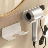 Soporte para el cabello, soporte de pared para baño no perforado, plástico para aire acondicionado, soporte para secador de pelo - details 8